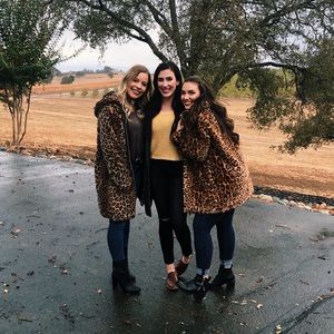 Leopard Print Coat